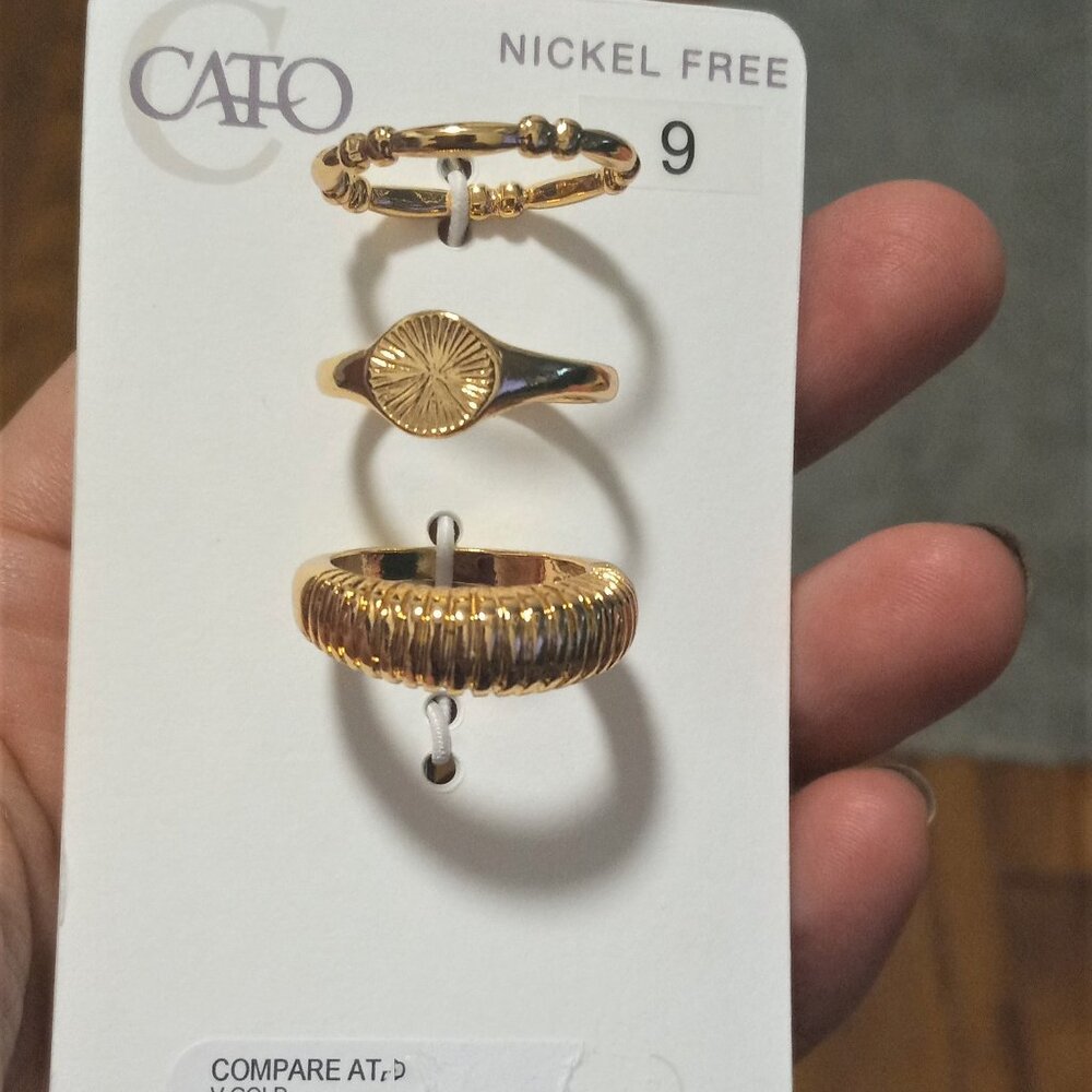 Cato Rings   Size 9